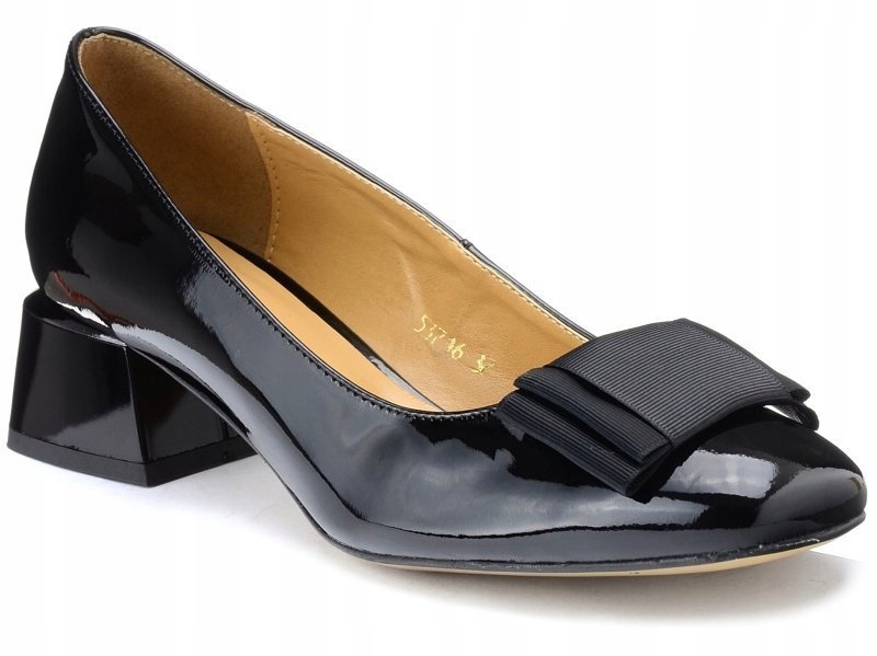 

Czółenka buty damskie skórzane Sagan 3716 40