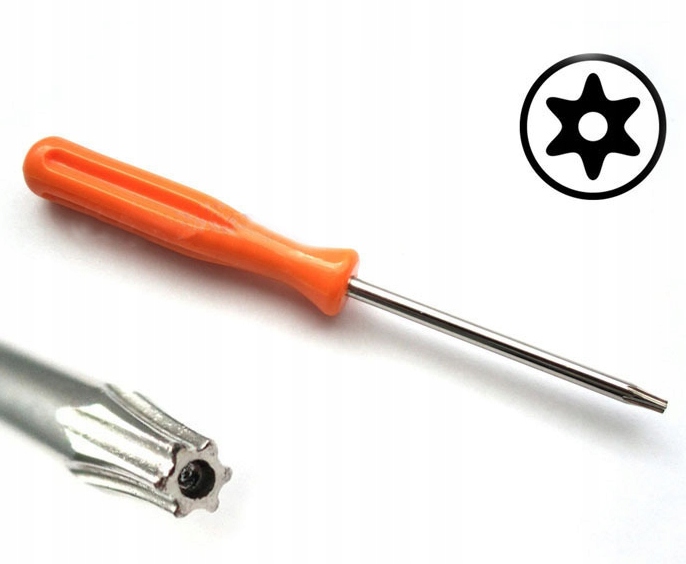 Śrubokręt Wkrętak TORX T8 Security do wentylatora pada XBOX ONE PS3 PS4 PS5