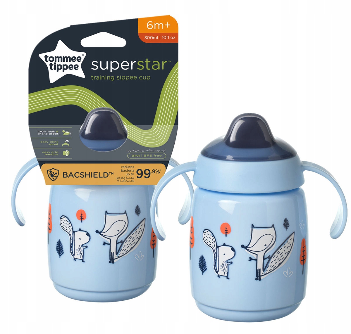 

Tommee Tippee Kubek z uchwytami Superstar 300ml 6m