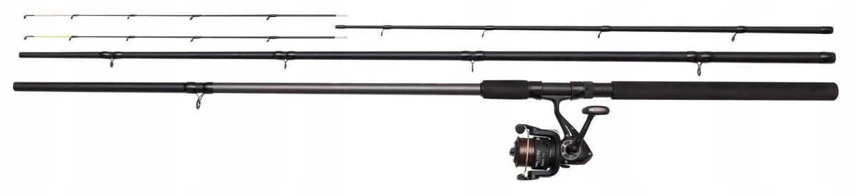 Dam Zestaw Feederowy Wędka Kołowrotek Full Tech 3.96m do 120g