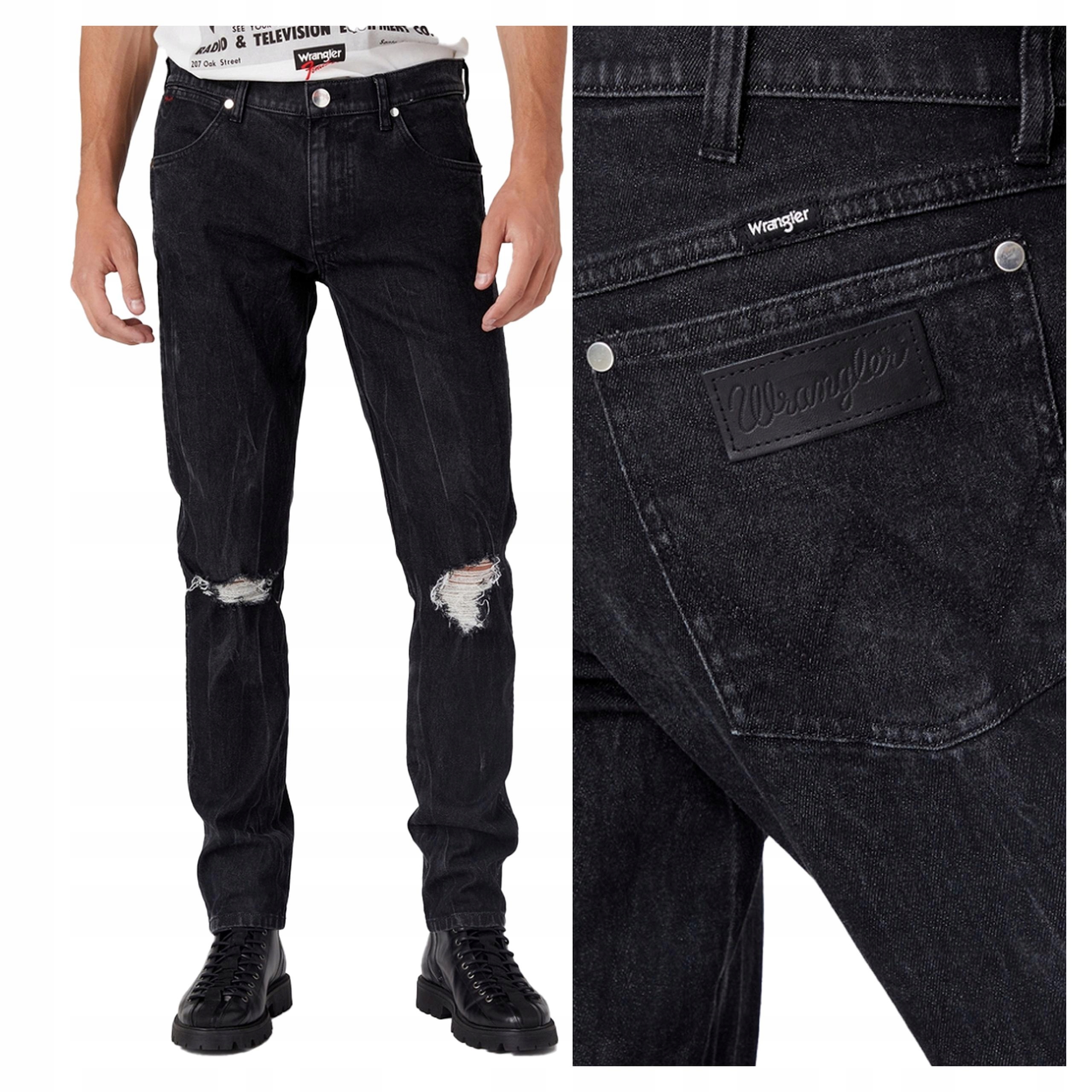 Pánské přiléhavé džínové kalhoty Wrangler Larston 30/30