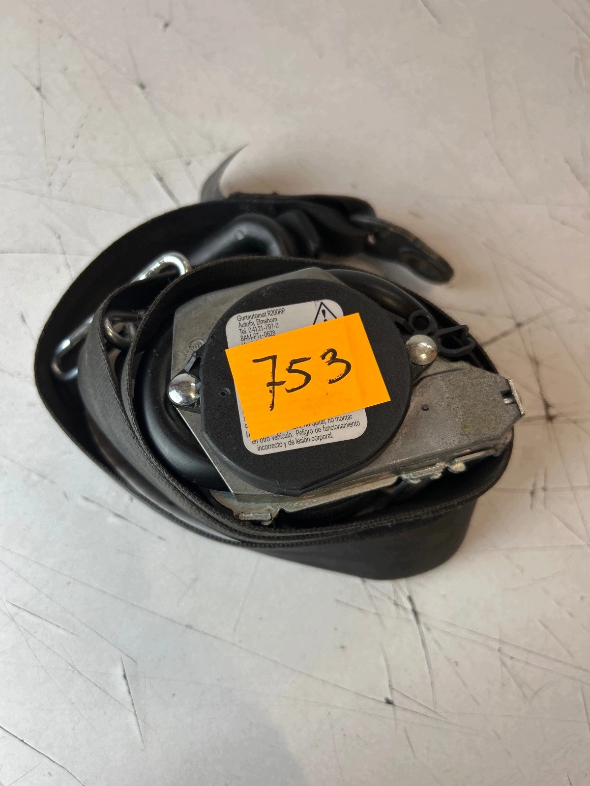 seat belt front front right Ford Focus mk3