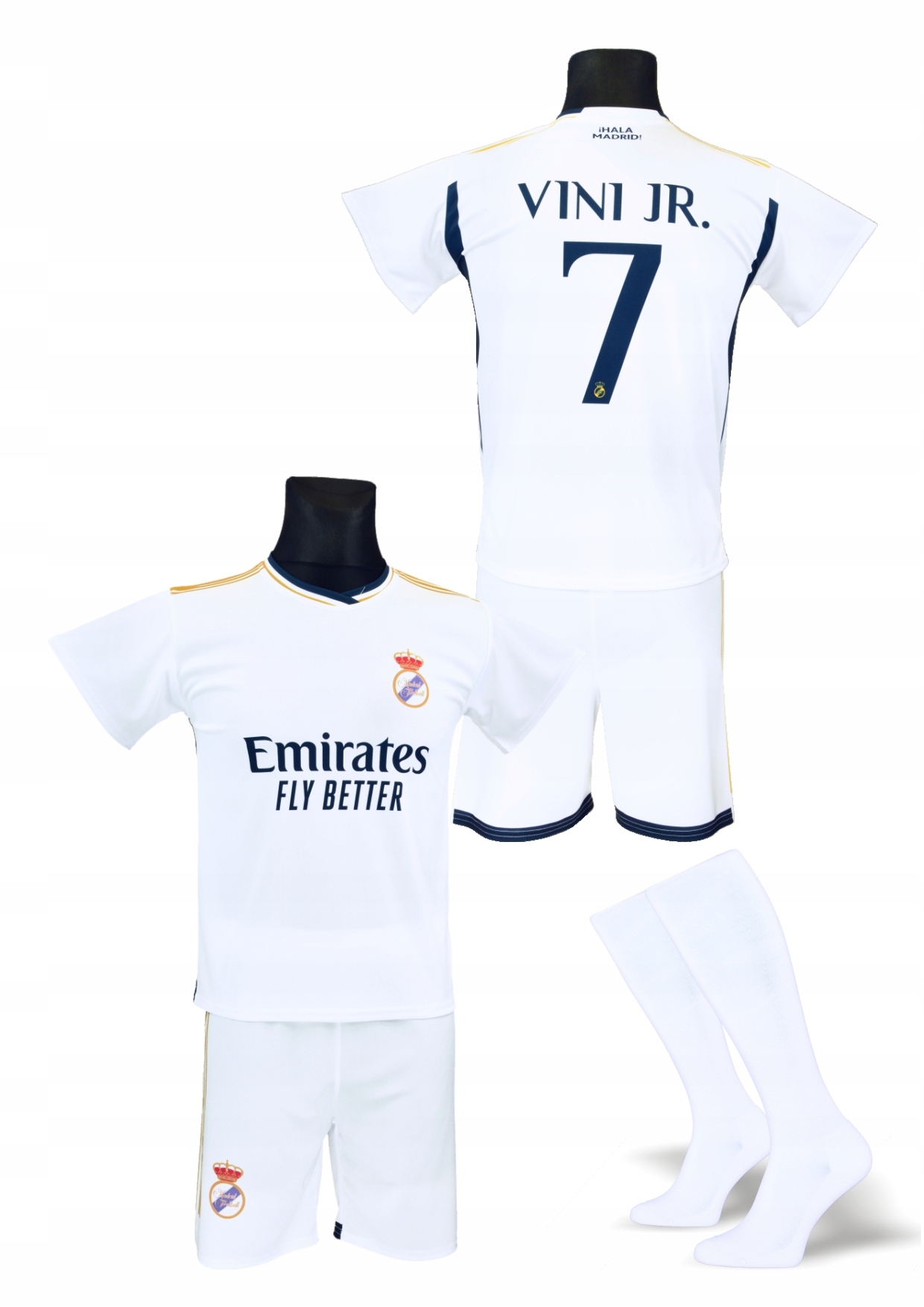 VINICIUS JR. koszulka spodenki getry rozmiar 152 Rozmiar (new) 152 (147 - 152 cm)