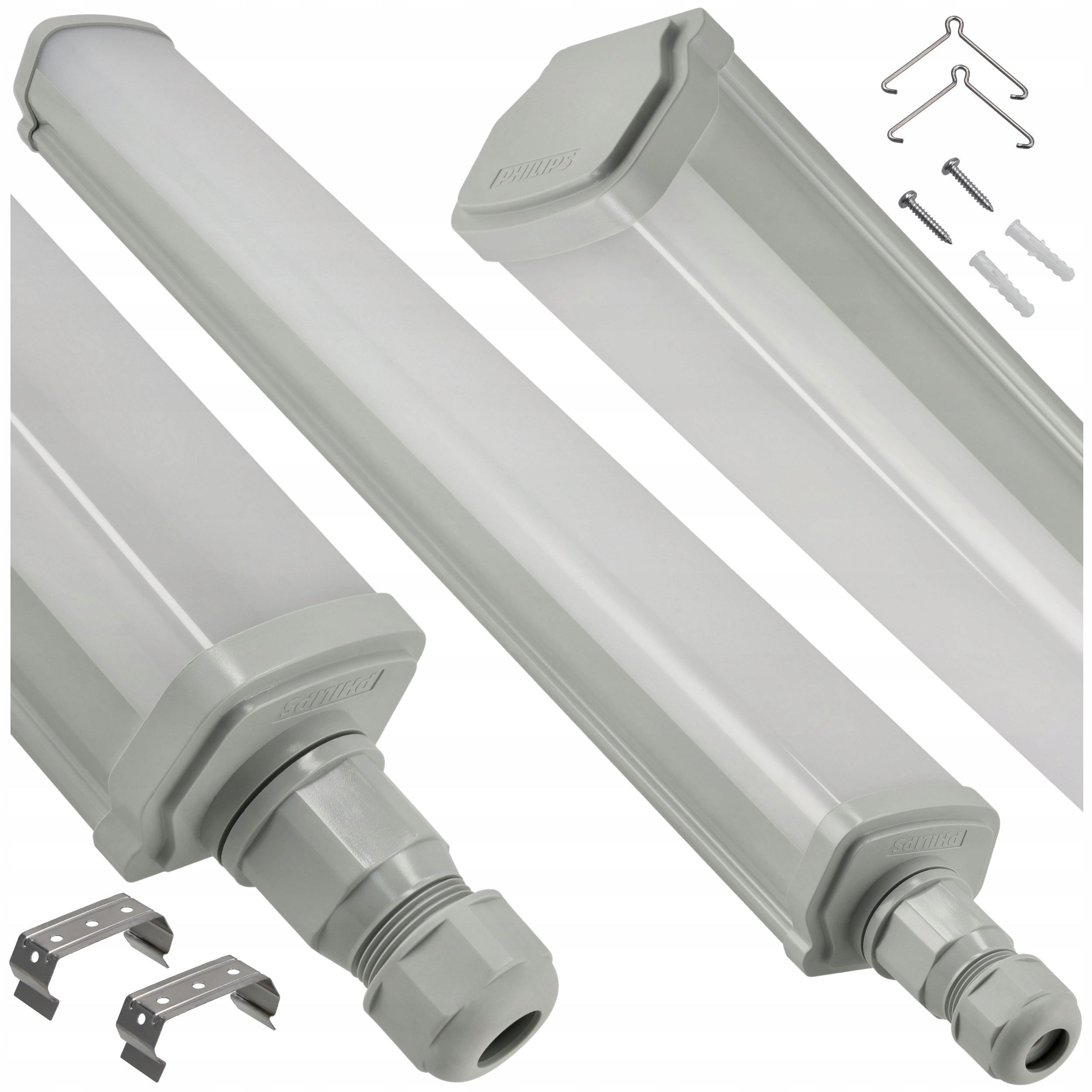 Lampa Sufitowa Led Philips Do Garażu 15W 60cm 1800lm Hermetyczna IP65 4000K