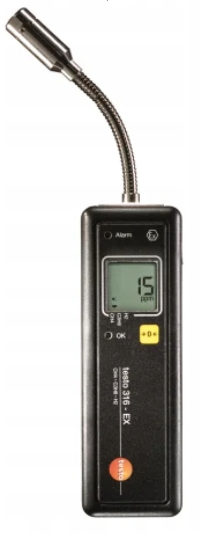 Elektroniczny Detektor Wykrywacz Wycieków Gazów Metanu Propanu 316-EX Testo