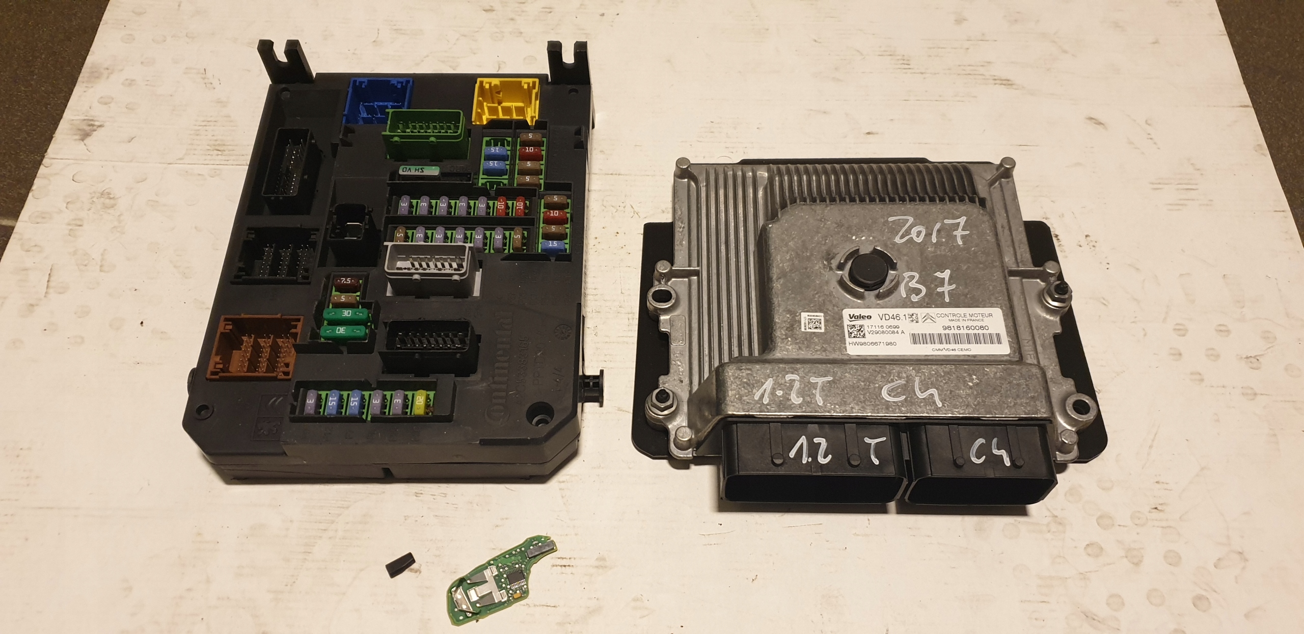 computer 1.2 THP CITROEN C4 B7 II 2015- Montaggio 9818160080 9812334380