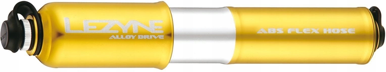 Ruční pumpička Lezyne Cnc Alloy Drive zlatá 17 cm