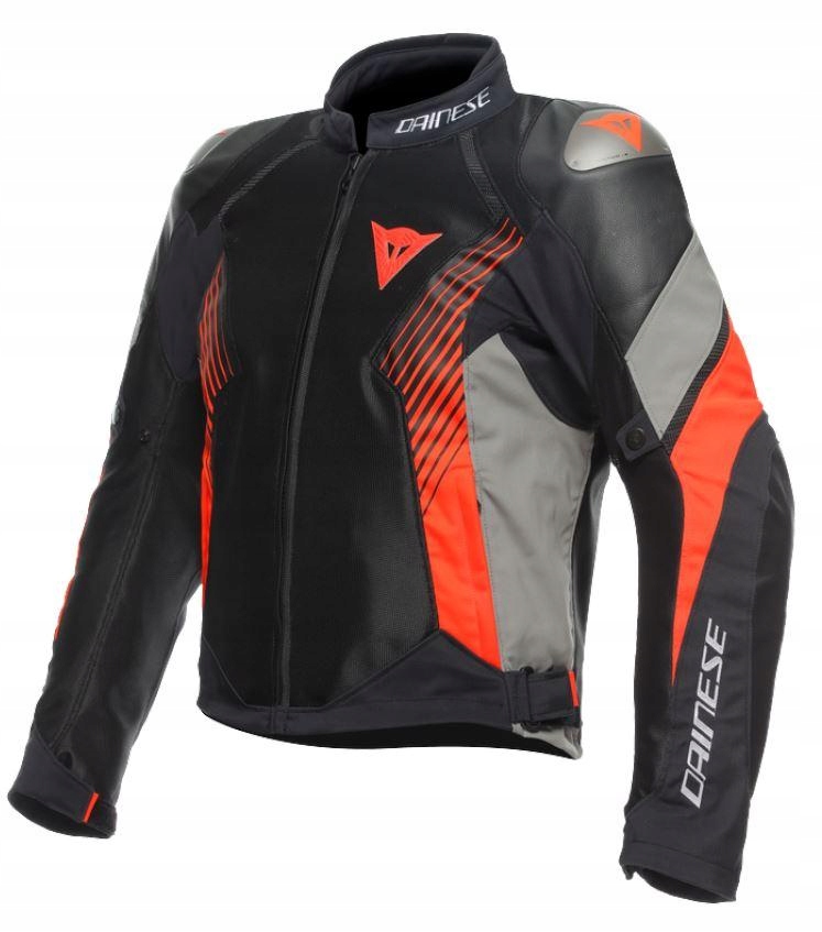 Bunda Dainese Rider 2 Absoluteshell 52 Čierna/Šedá/Červená Fluo