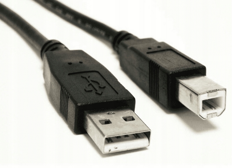Kabel USB 2.0 High Speed 1.8m czarny A-B do drukarki, skanera, HP Brother
