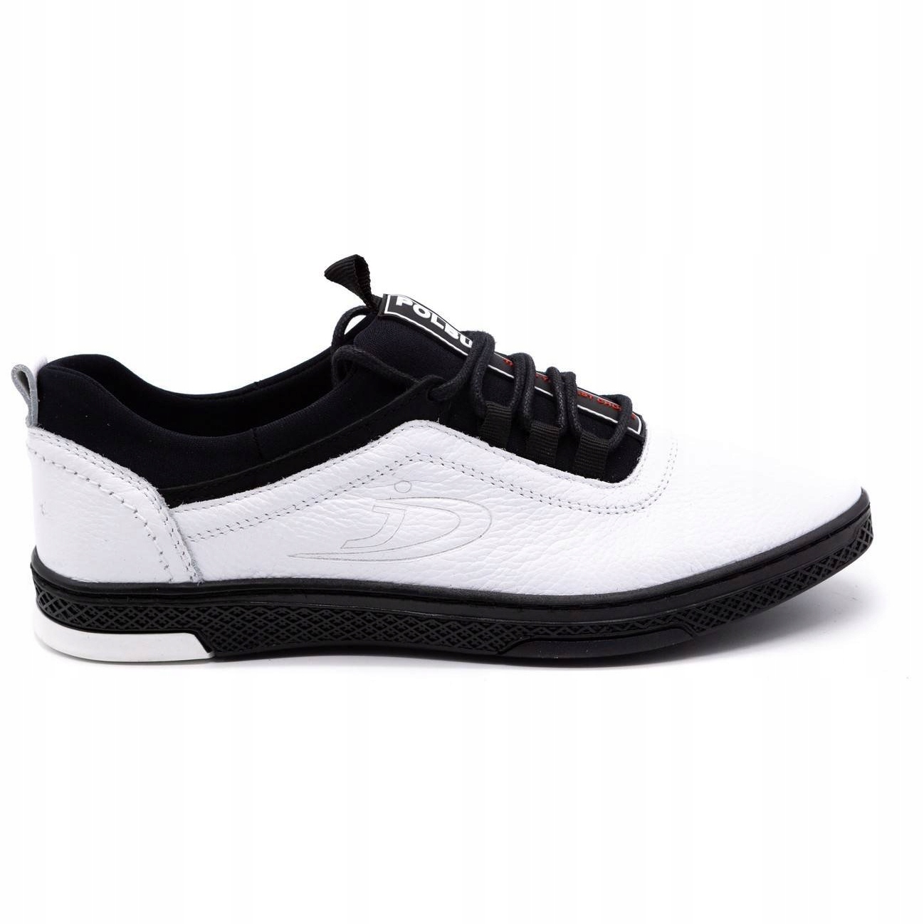 

Białe Czarne Skóra naturalna Buty Polbut r.41