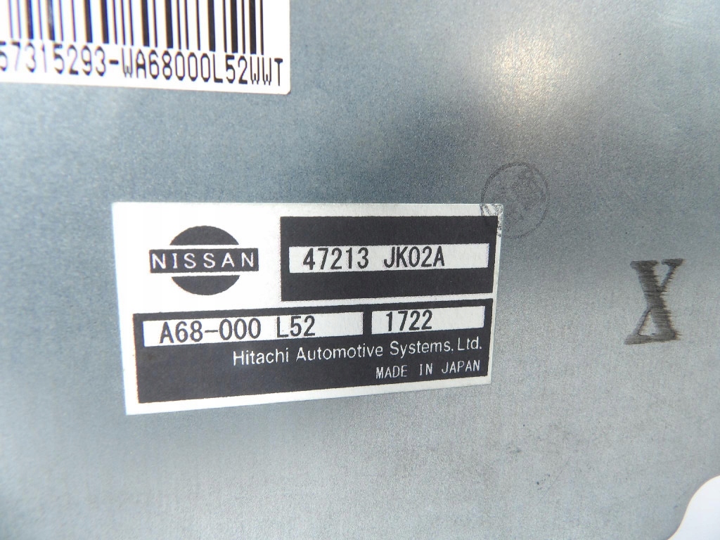 INFINITI G37 control unit ABS 47213-JK02A