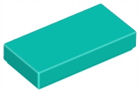 

Lego 3069b C turkus 1x2 tile płaska Nowy 1szt