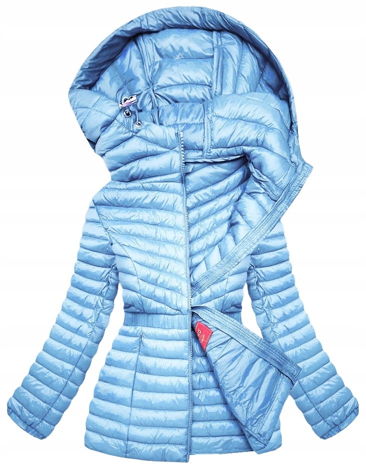 Tenká Bunda S Kapucí GT-212 Modrá XL (42)