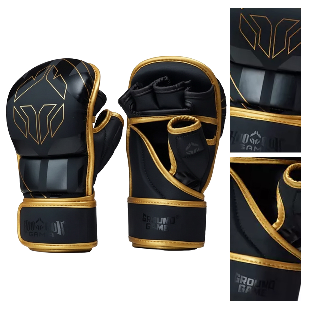 Tréninkové sparingové rukavice Mma Ground Game „Logo 3.0 Gold“ XXL