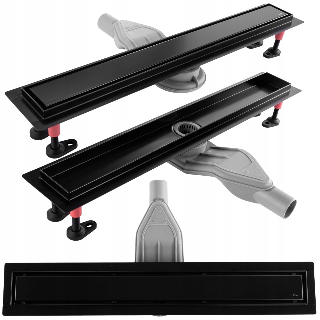 Lineárny odtok Neox Superflow čierny 80 (REA-G7807) /ka/.