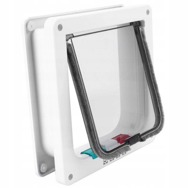 Levně Bentech BST190 Dvířka pro psy a kočky s tunelem bílá S