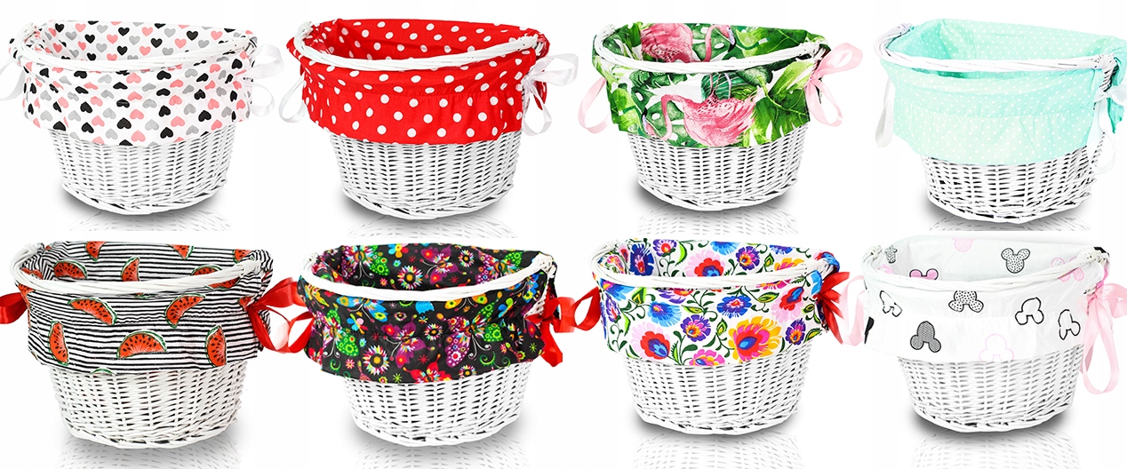 WKŁAD rowerowy WYŚCIÓŁKA do koszyka NA ROWER WZORY Marka Reverse