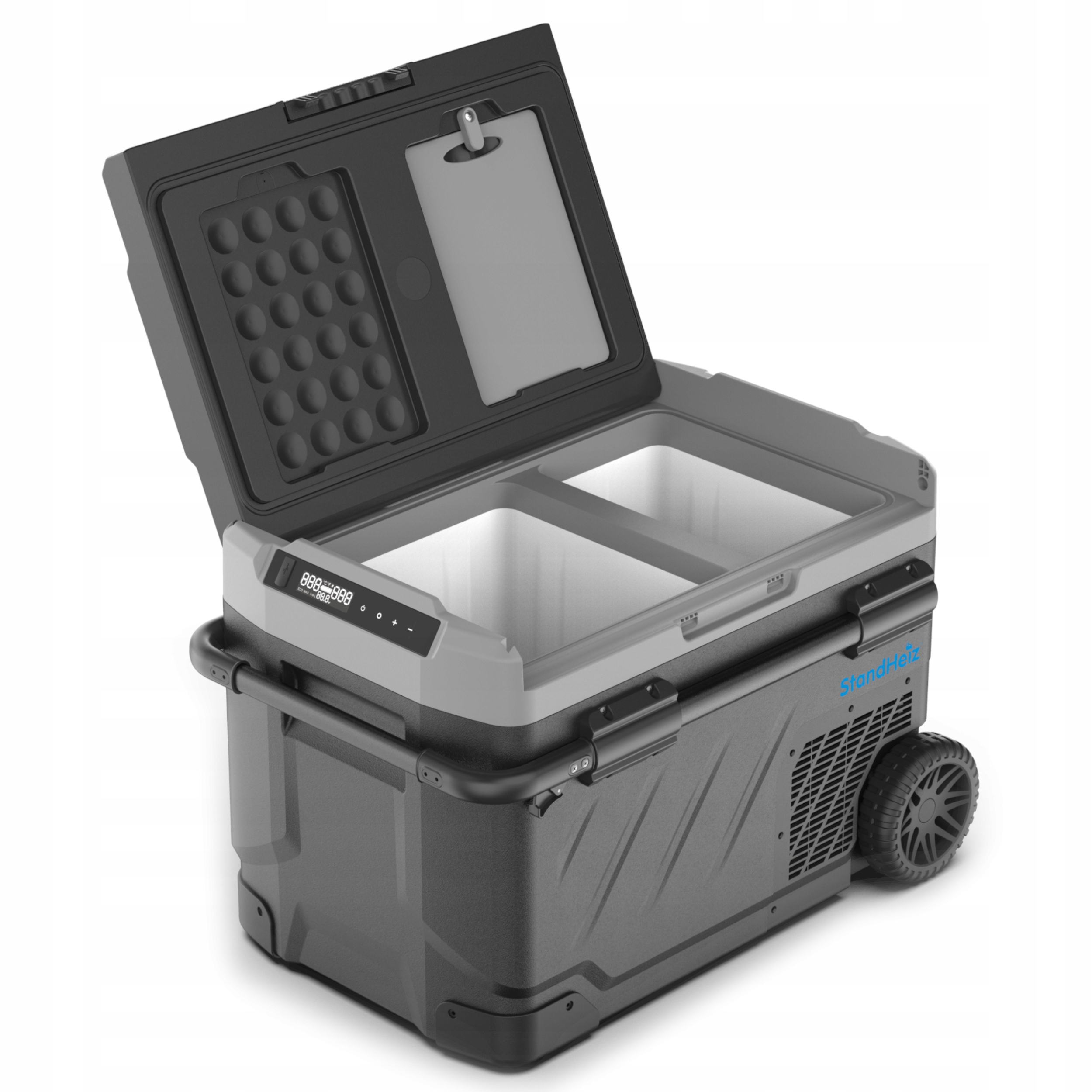 Lodówka Kompresorowa Przenośna 41L Turystyczna 12V 24V 230V 60W Dual Zone