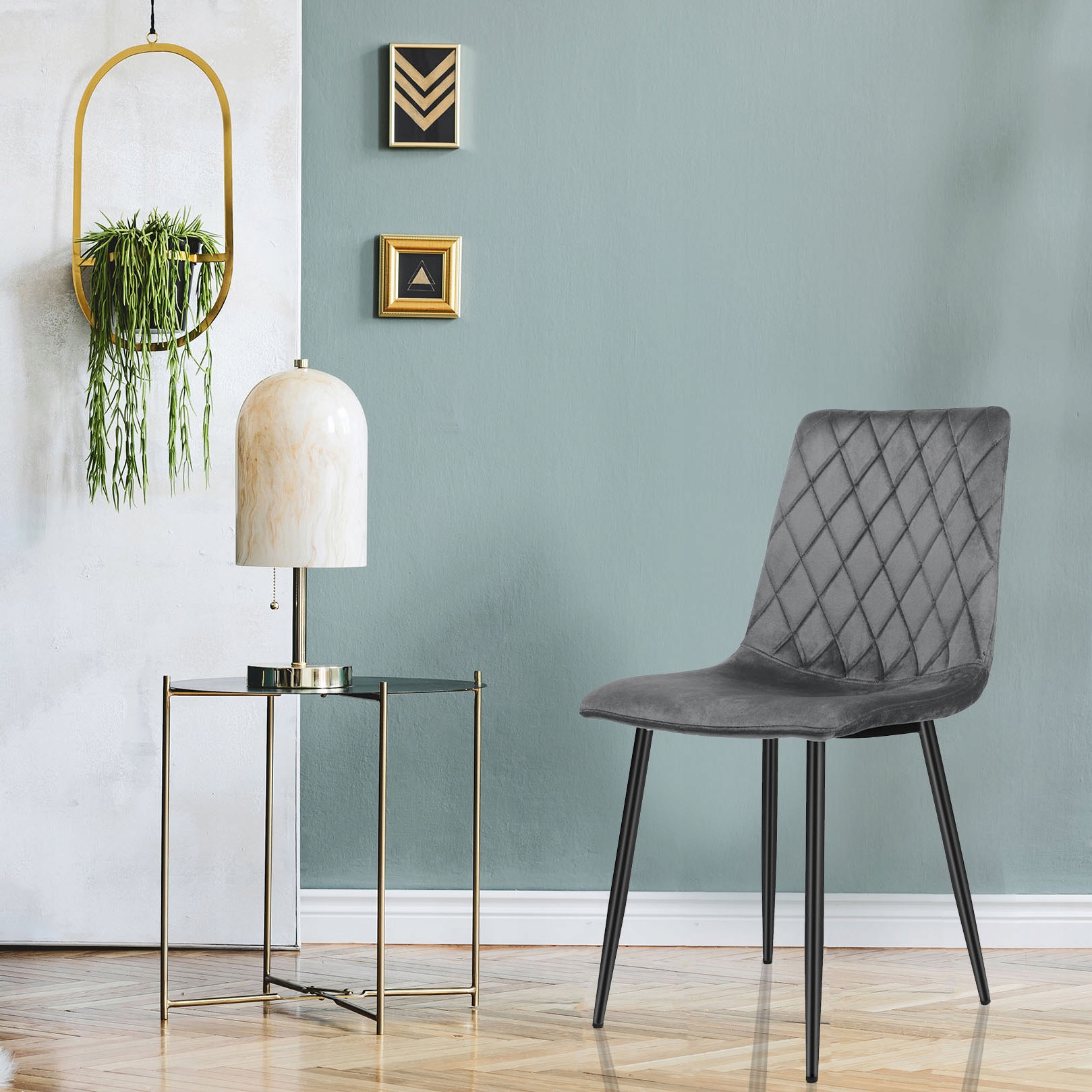 KRZESŁO TAPICEROWANE WELUROWE LOFTOWE NOWOCZESNE DO SALONU KUCHNI JADALNI Marka eHokery