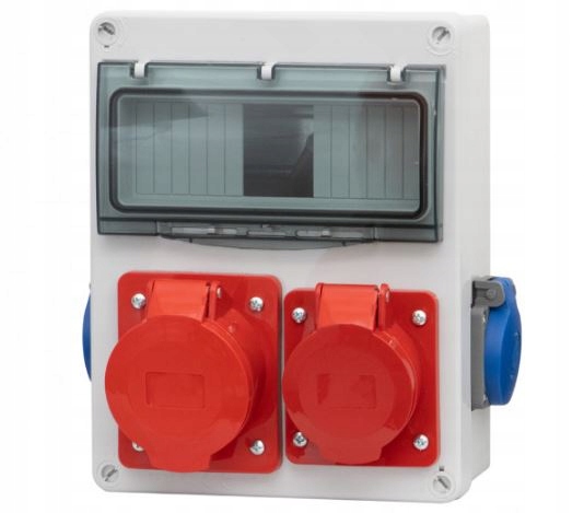 Stavebný rozvádzač R-240 8-mod zásuvky 16A 5p 32A 5p 2x230V F-elektro F