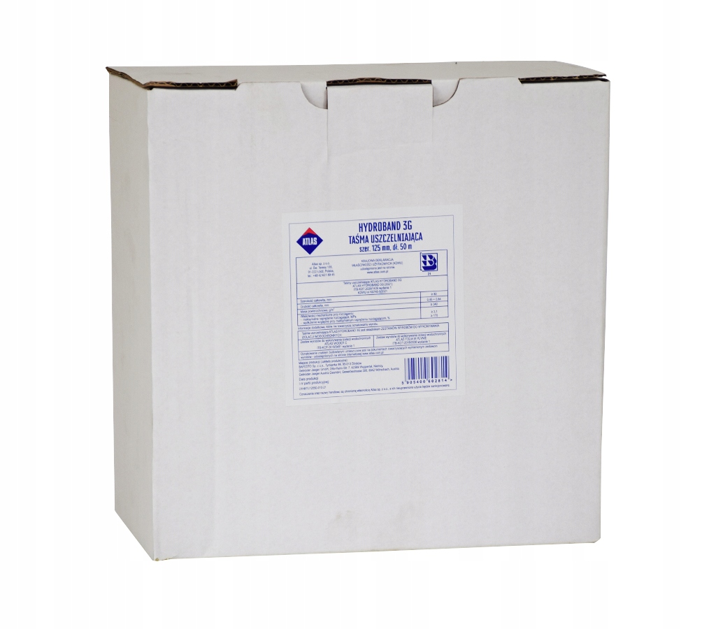 TAŚMA USZCZELNIAJĄCA ATLAS HYDROBAND 3G 125MM/50MB Rodzaj taśma