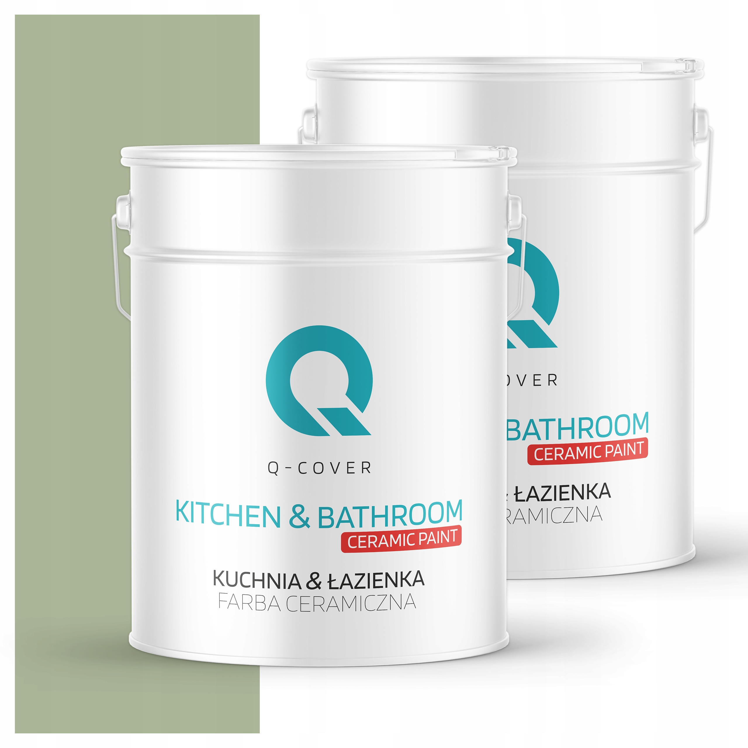 Farba do kuchyne a kúpeľne Umývateľná 10L Hlboká matná zelená H2143