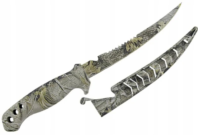 NÓŻ WĘDKARSKI JAXON DO FILETOWANIA RYB 28cm