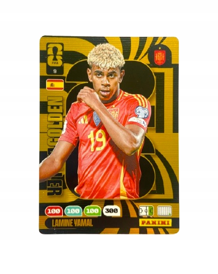 Panini Fifa World Cup 2026 karta piłkarska Rare Golden Baller 9 Yamal
