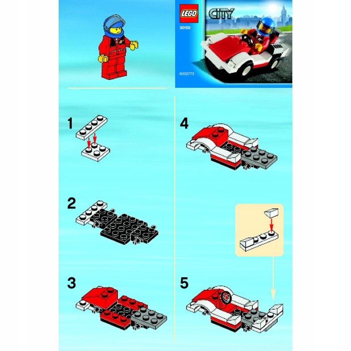 Lego Instrukcja Racing Car 30150 12584767211 Allegro.pl