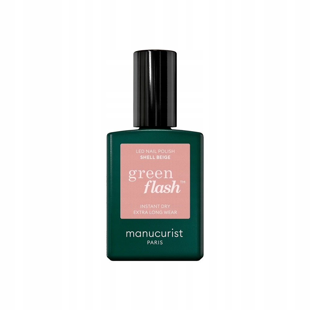 Manucurist Green Flash Led Gel Nail Lacquer Lak Na Nehty Shell Béžový