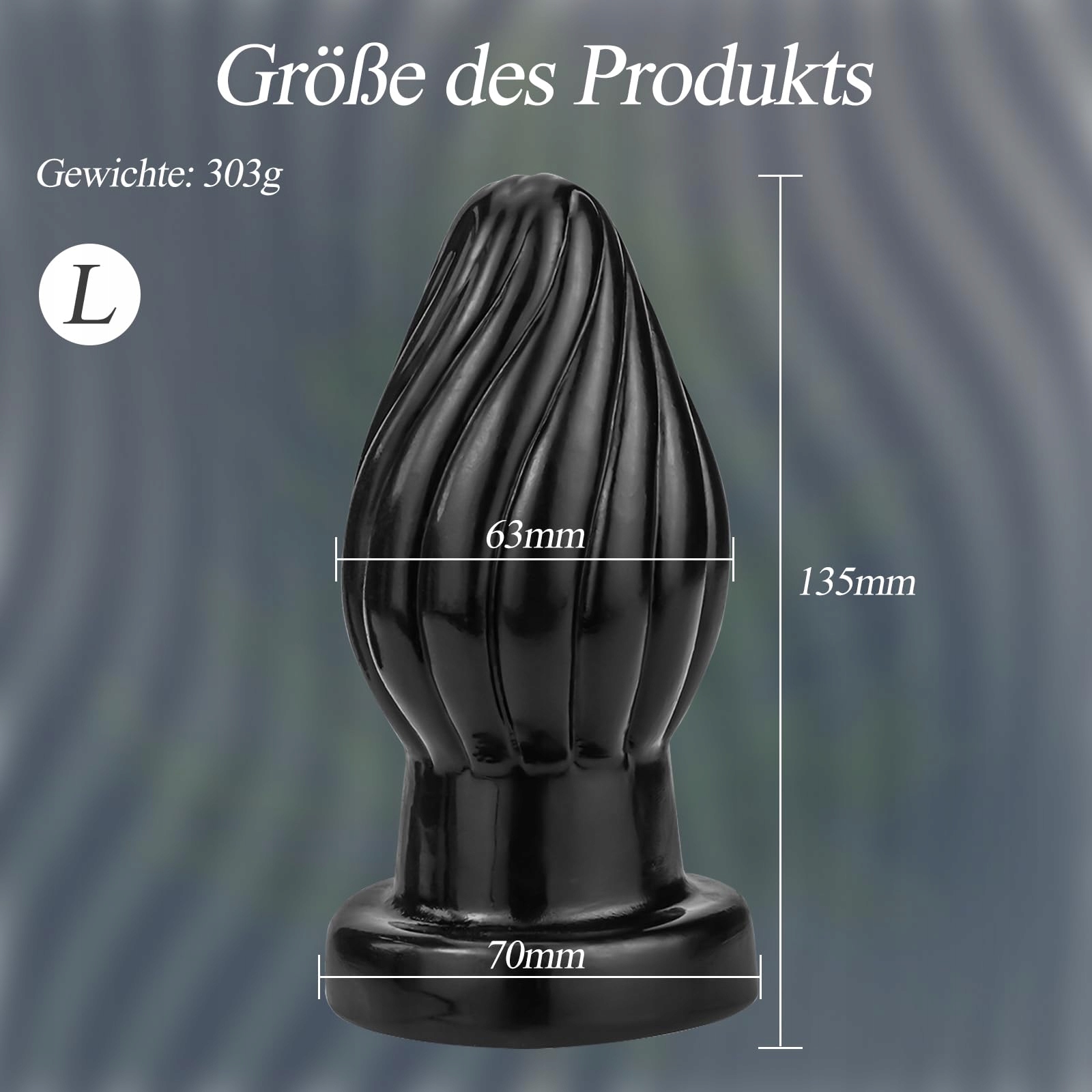 BDSMAGE Spiralny Korek Analny Analdildo Kulki Analne Zabawki Erotyczne — miniatura 2