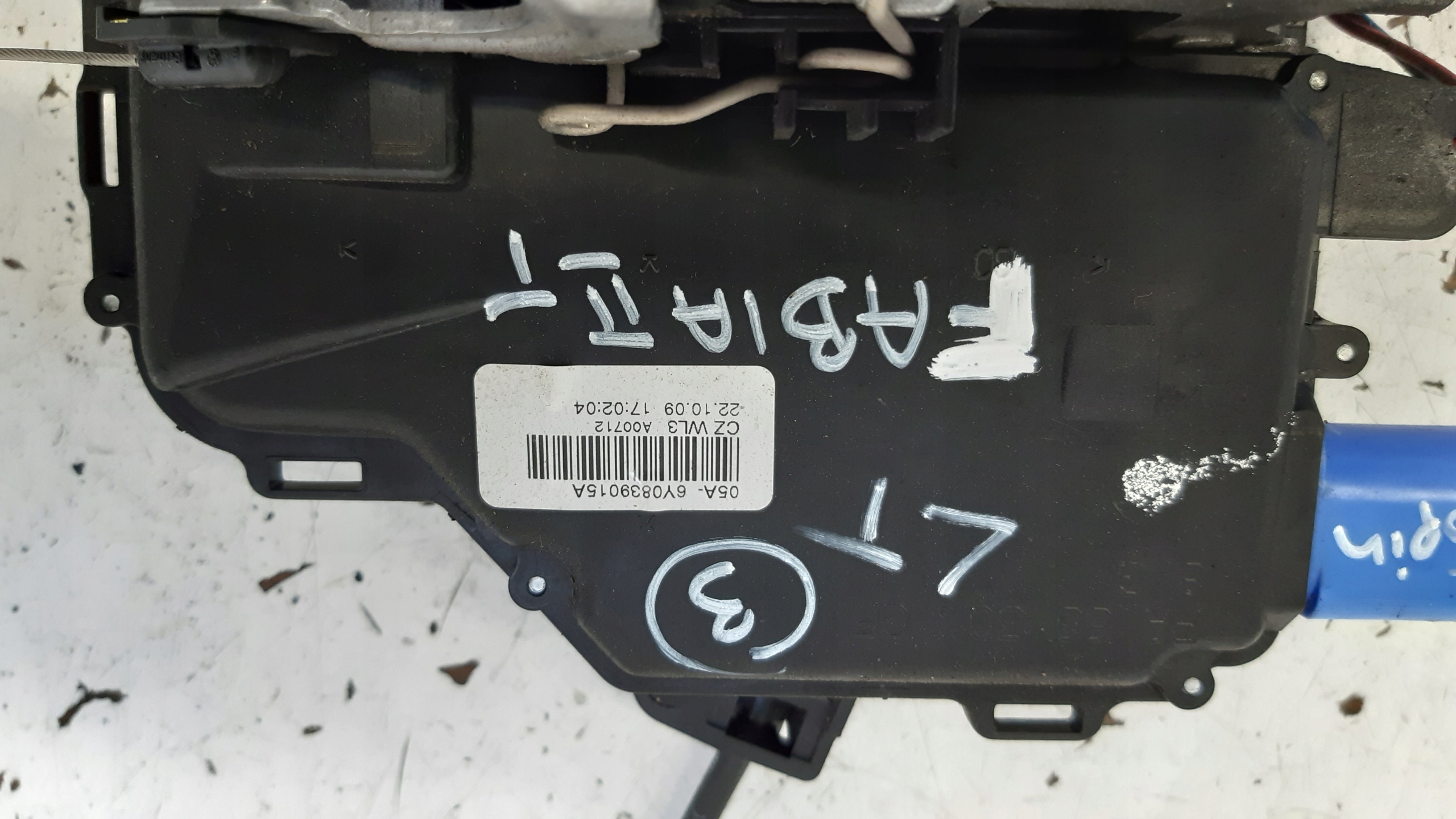lock left rear part 6Y0839015A Skoda Fabia II 1,4 16V