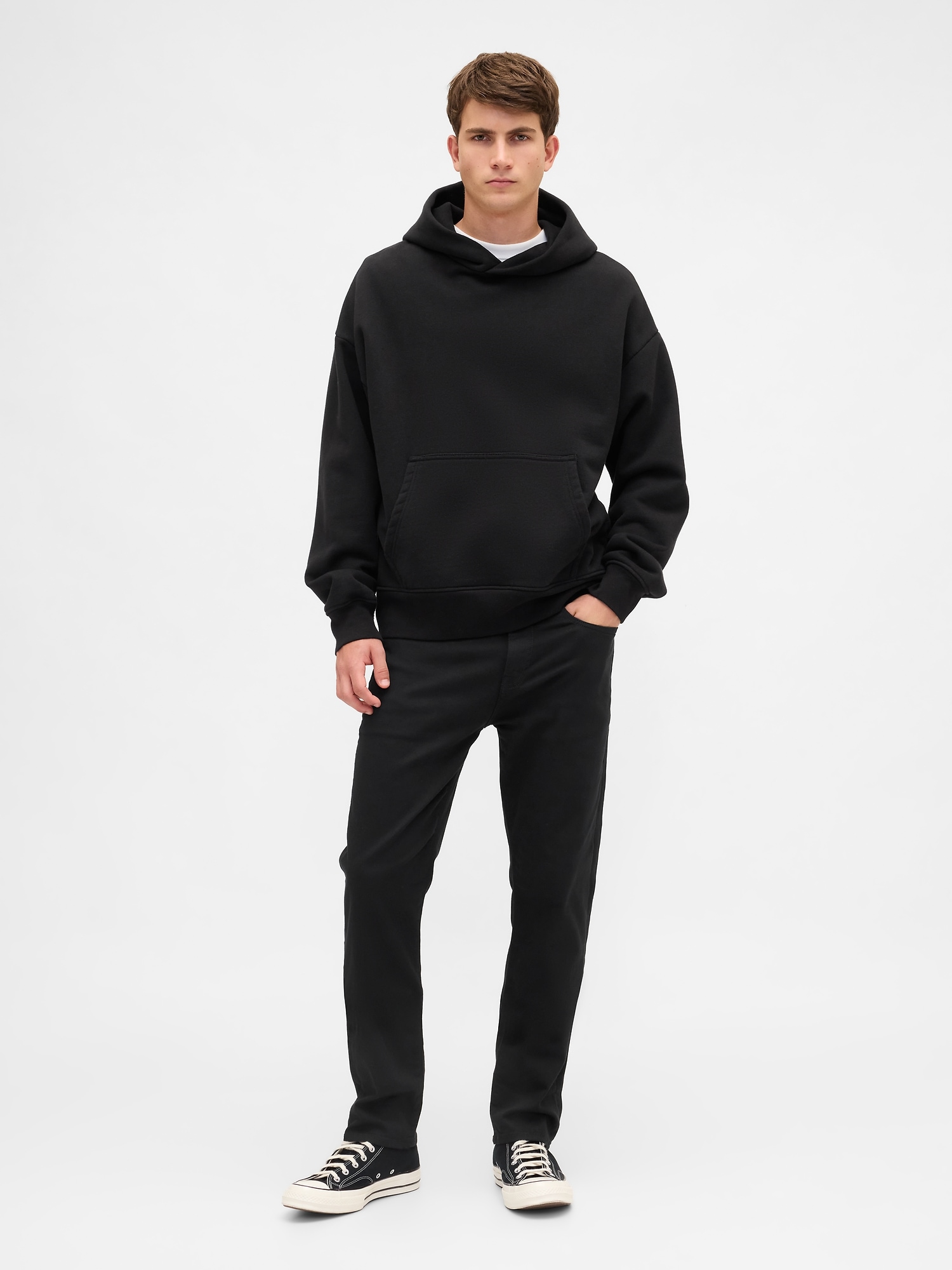 Gap Džíny city slim GapFlex černá
