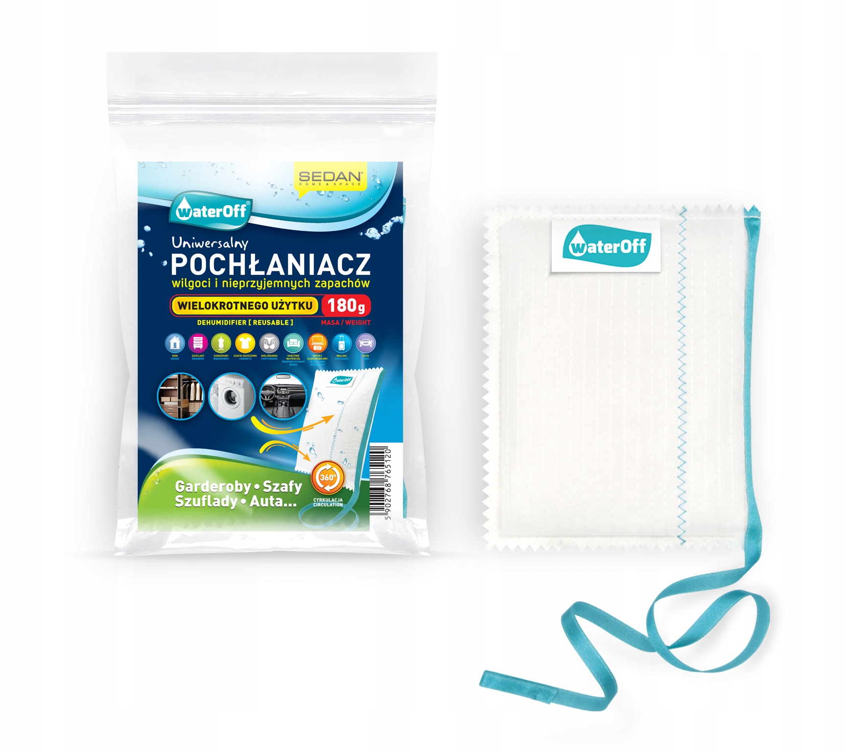 

Wateroff Pochłaniacz Wilgoci Wielokrotnego Użycia