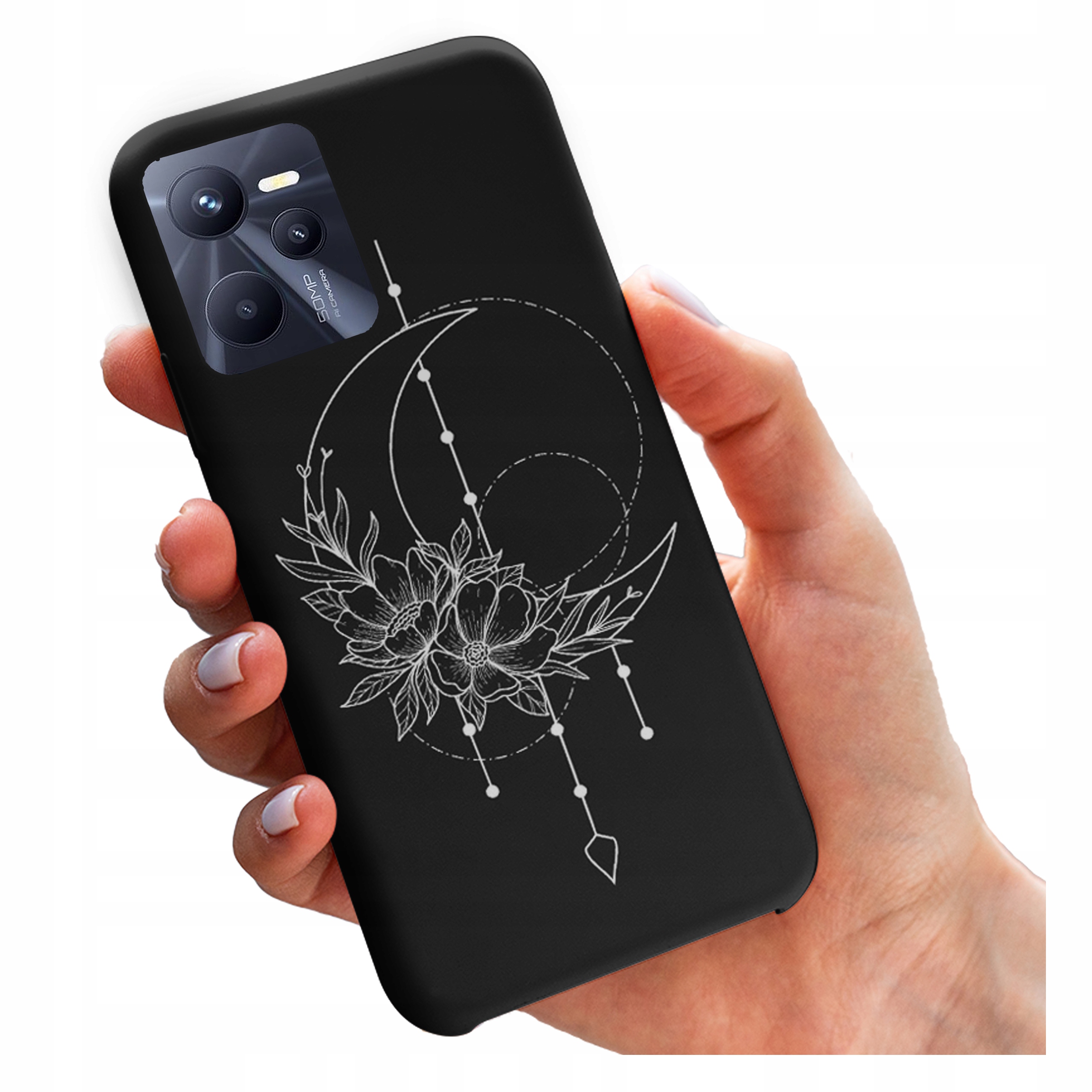 

Etui Matowe do Realme C31 Czarne Szkło