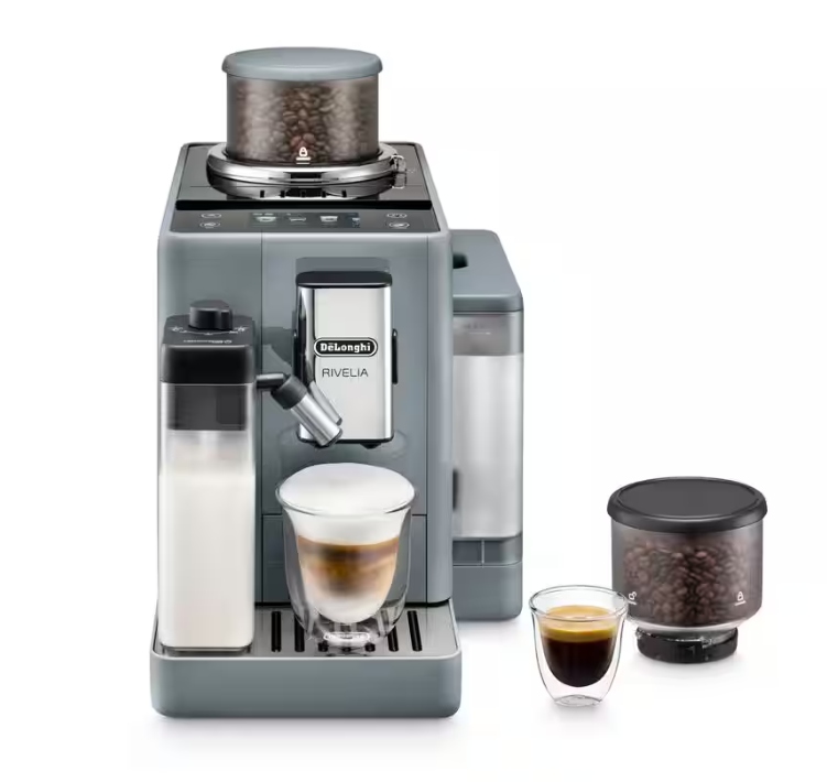 Kávovar na espresso Delonghi Rivelia 440.55.G 1450W 19bar 1,4L sivý