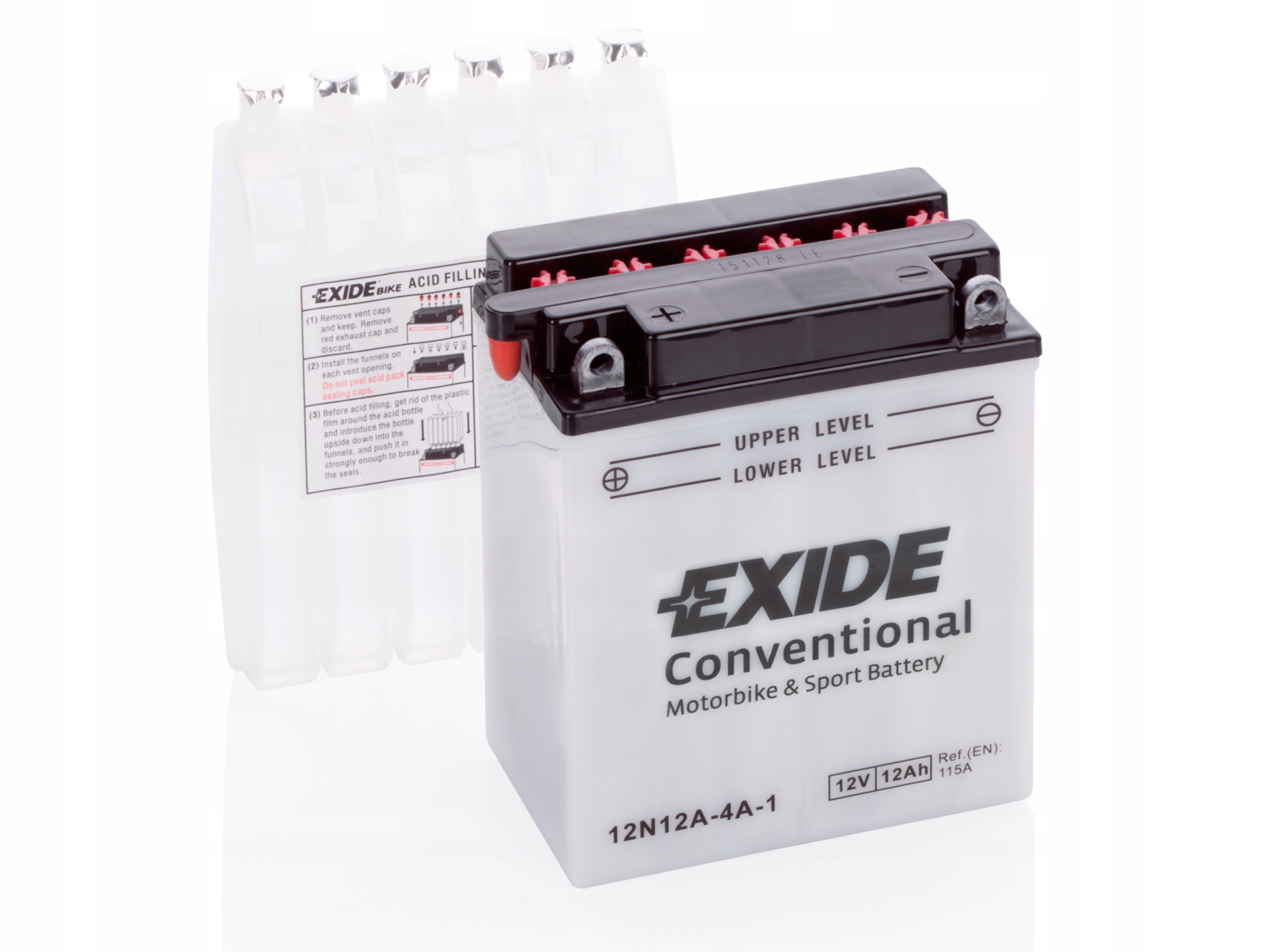 Akumulator do quada 12 Ah EXIDE 12N12A-4A-1 ATV