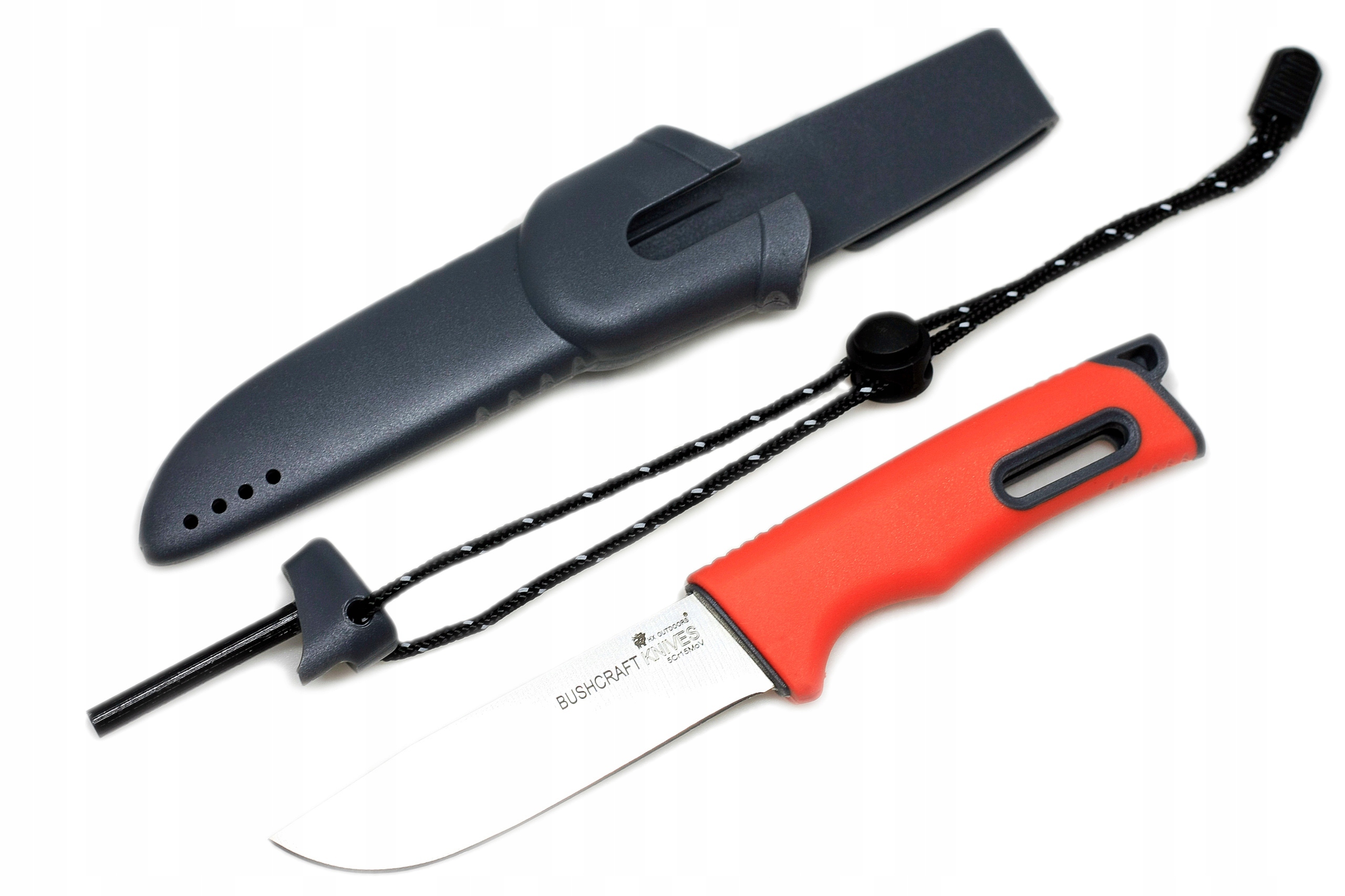 Nůž Hx Bushcraft survival Edc křesadlo TD-17