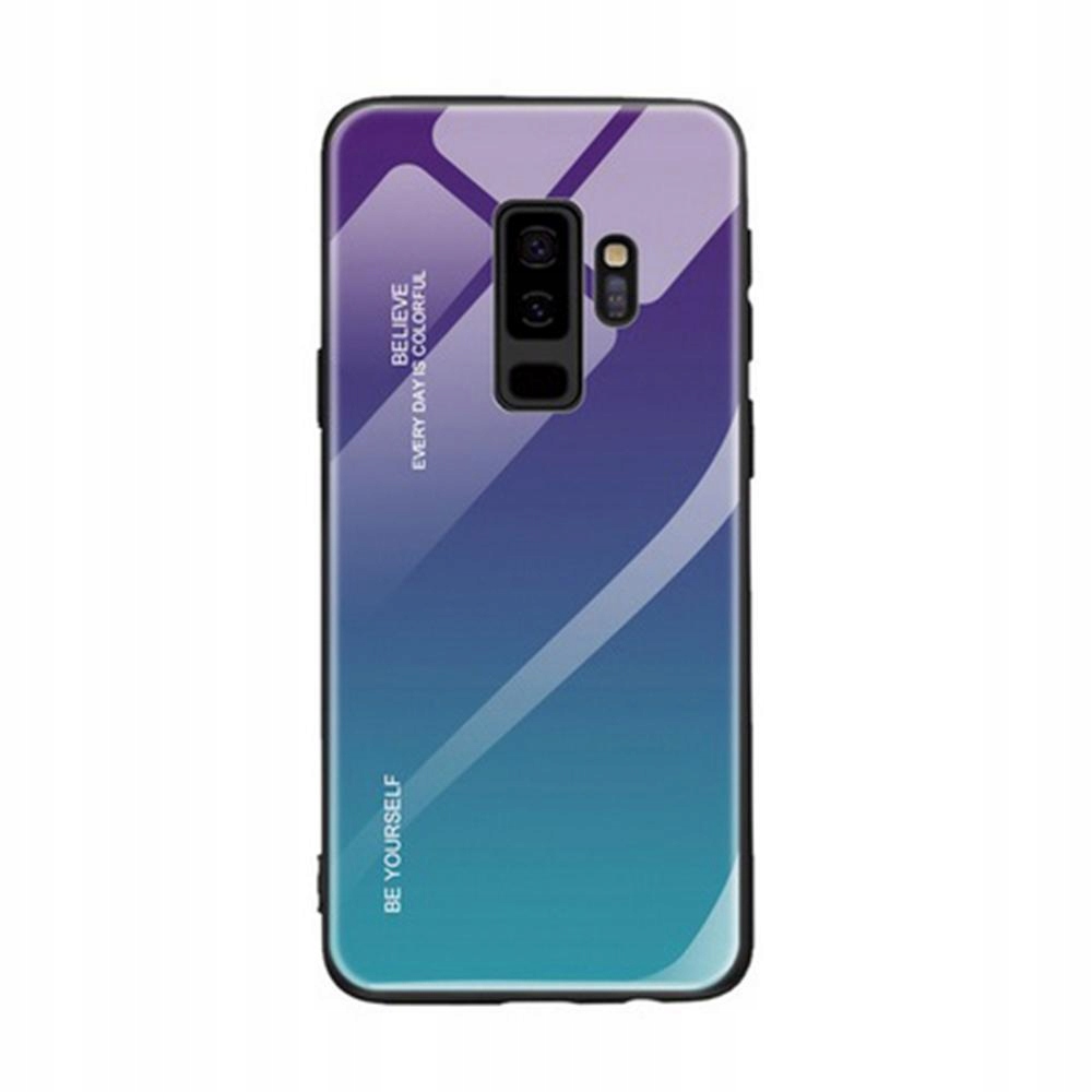 

Etui Szklane niebiesko zielone do Samsung S9 Plus