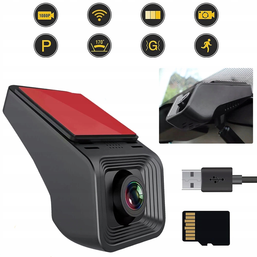 64GB Záznamník Jízdy Android Měření Rychlosti Kolize 1080p