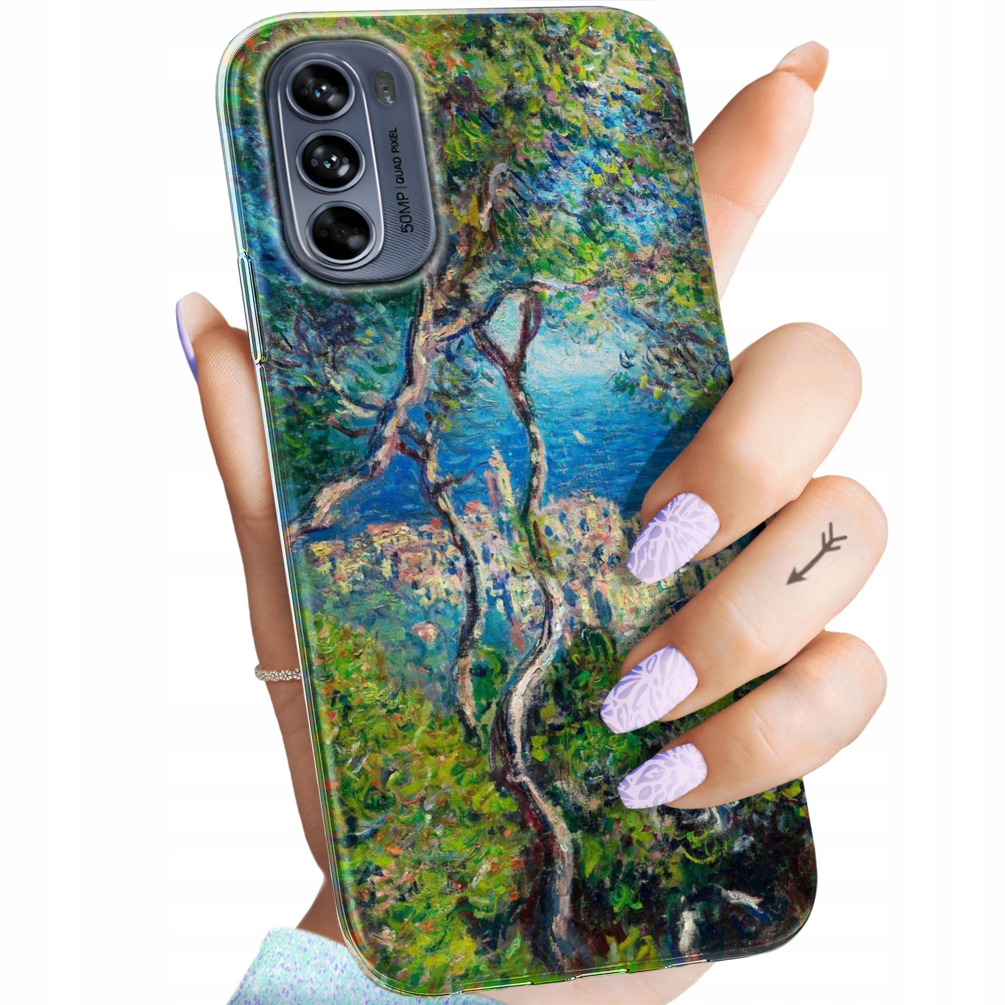 Etui Do Motorola Moto G62 5G Claude Monet Obudowa Pokrowiec Case