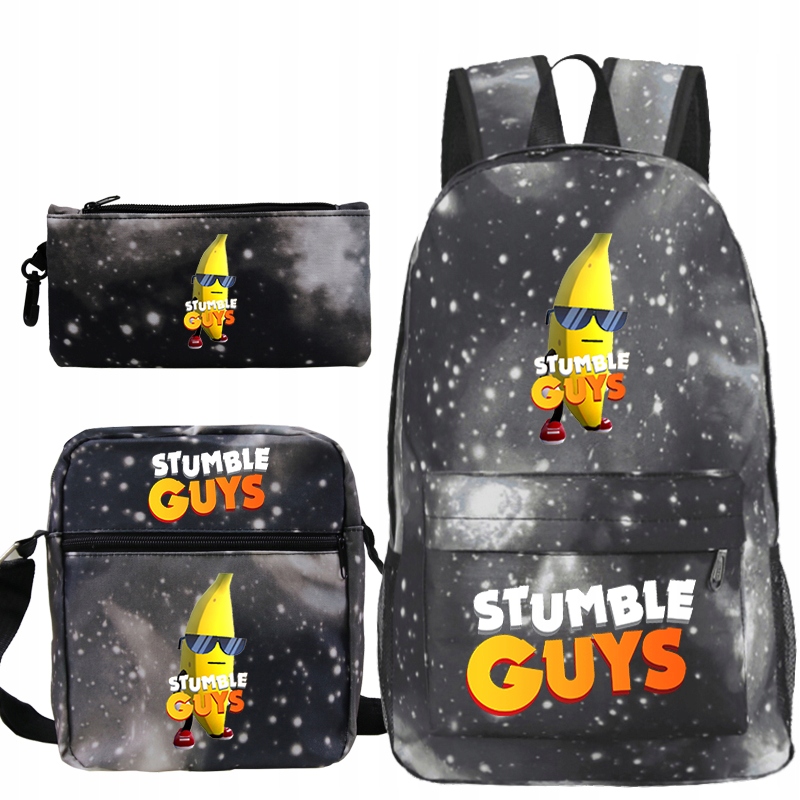 ZESTAW PLECAK TORBA PIÓRNIK STUMBLE GUYS KOLORY Tematyka, motyw STUMBLE GUYS