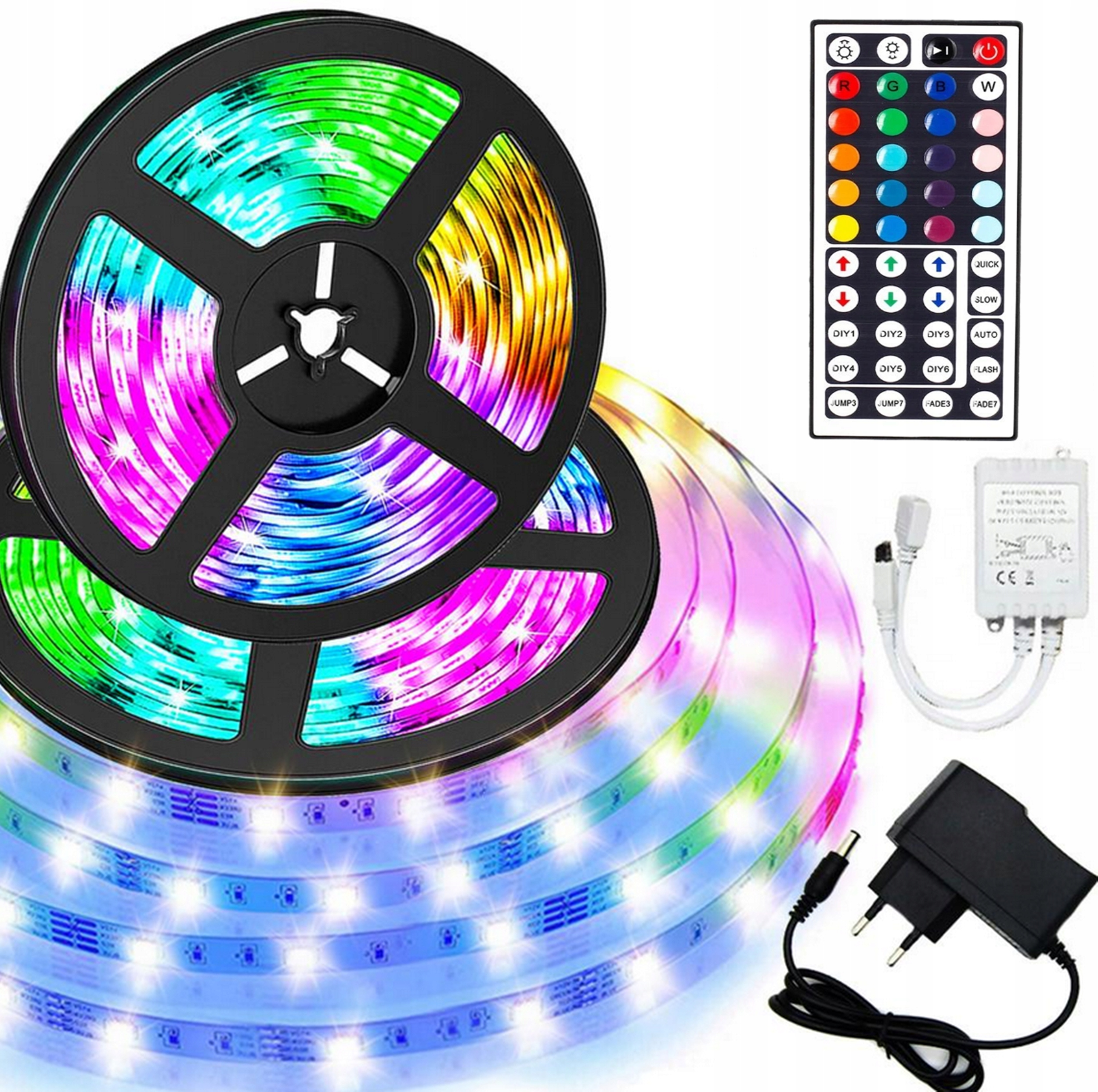 

Wodoodporna Taśma Led Smd 5050 Zestaw Rgb Pilot 5M