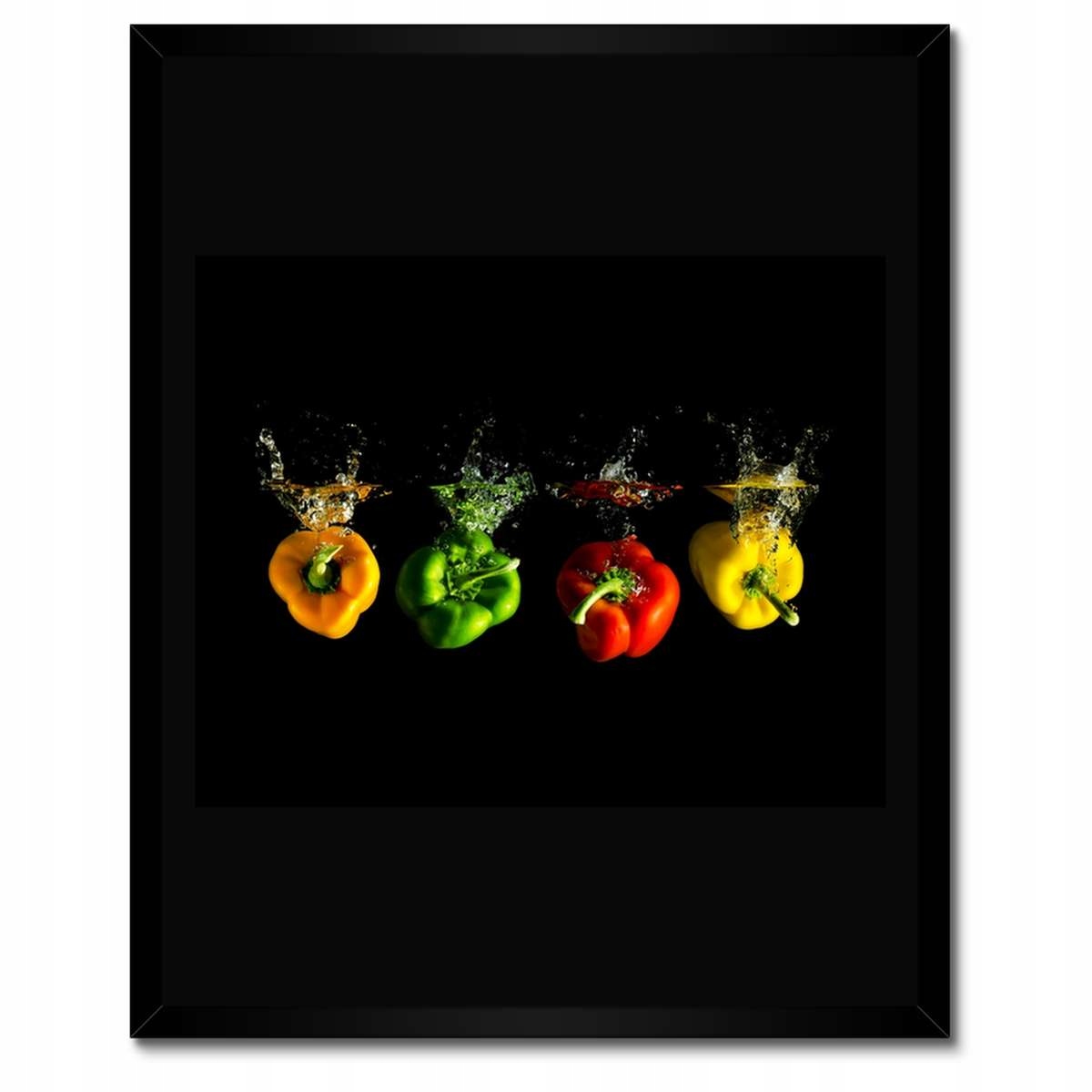 Plakáty v rámu 40x50 Paprika Papričky Voda