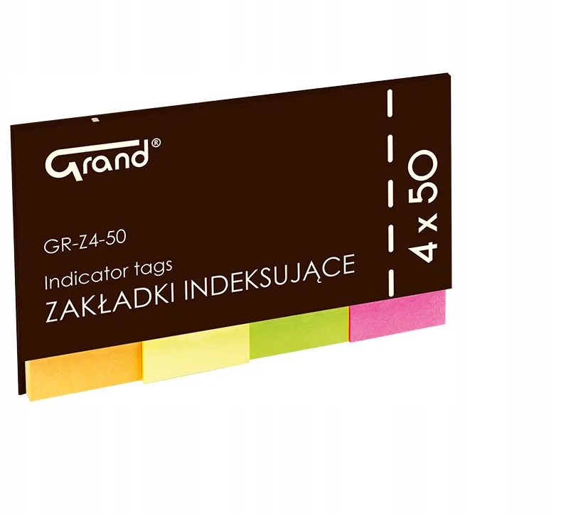 

Zakładki indeks papierowe Grand 4 200 sztuk