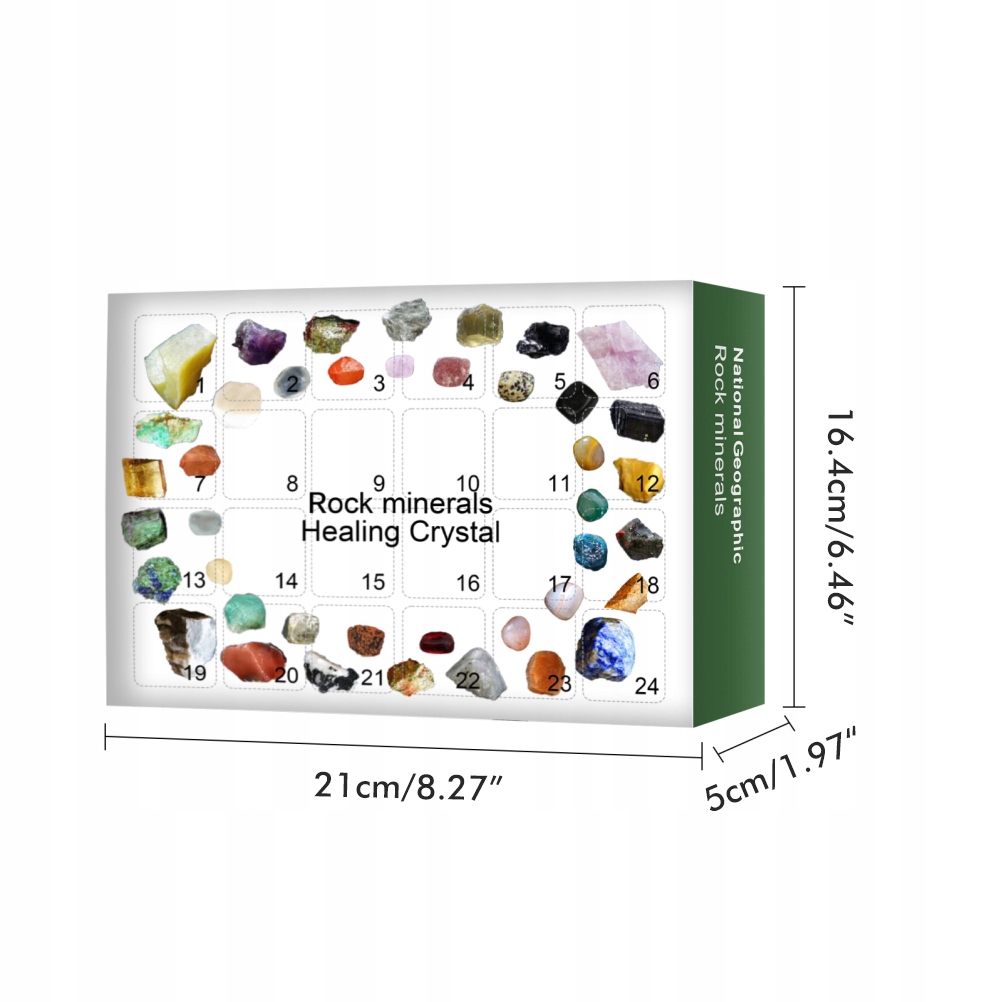 24 DNI KRYSZTAŁAMI KALENDARZ ADWENTOWY Marka bez marki