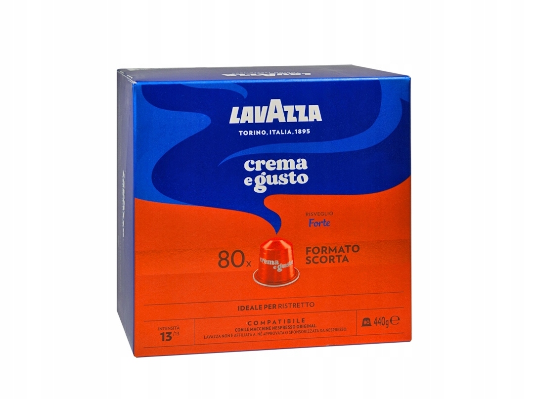 Levně Italské kávové kapsle Nespresso A Modo Mio Crema&Gusto Forte 80ks L