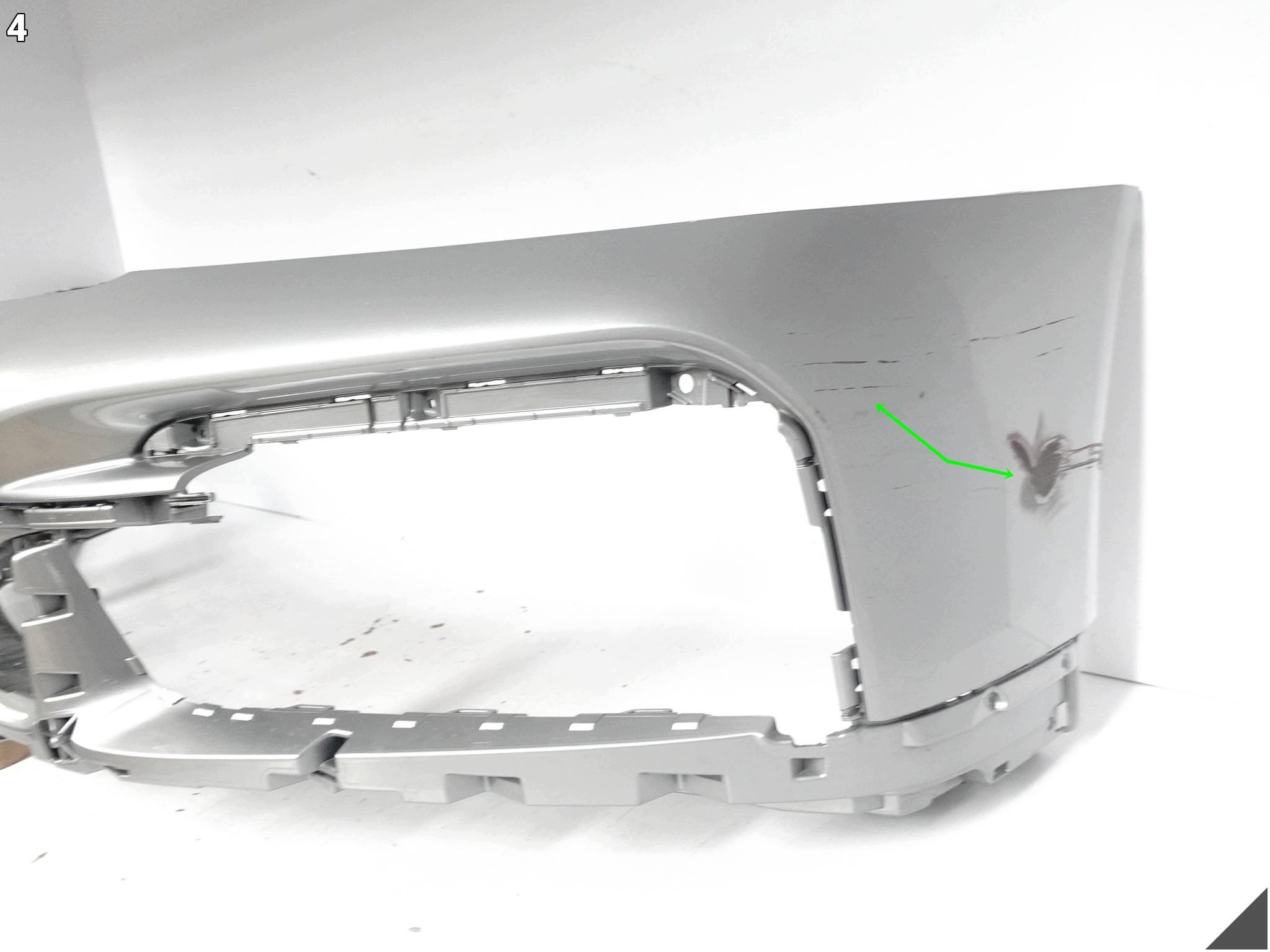 PORSCHE 911 992 TURBO S 20- bumper BUMPER front GT SILBER