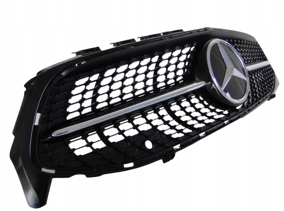 MERCEDES CLA 118 GRILL ATRAPA CZARNY DIAMENT ORYG