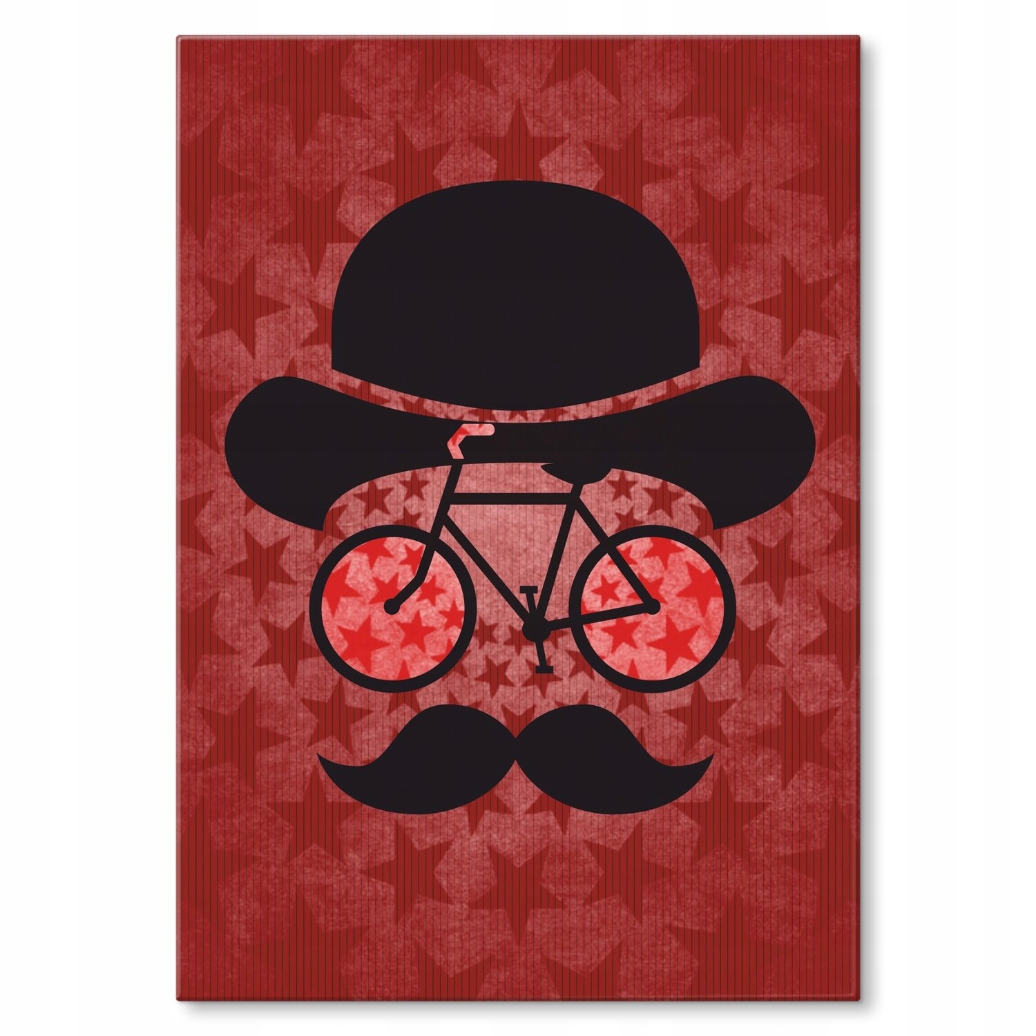 Kovový plakát Bike hut star Dárek 30 x 42 cm